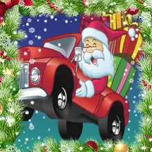 Christmas Truck Jigsaw