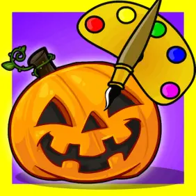 Color Objects Halloween 
